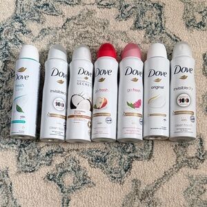Dove Deodorant Spray Collection